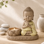 Statue Bougeoir Bouddha en Méditation