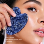 1 Gua Sha en Sodalite Bleue + Housse