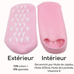 Chaussettes Roses SPA Hydratantes ROSE - ZENC10