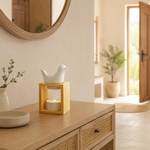 Brûle parfum Série Naturéa<br />Birdy Blanc