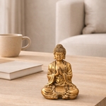 Statuette Bouddha Dorée Méditation 3