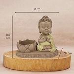 Statue Bougeoir Bouddha en Méditation