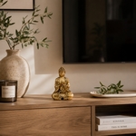 Statuette Bouddha Dorée Méditation 3
