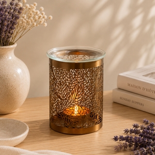 Brûle parfum Série Métally <br /> Leaves