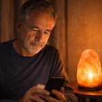 Lampe en Cristal de Sel d'Himalaya de 2 à 3 kg  