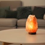 Lampe en Cristal de Sel d'Himalaya de 2 à 3 kg  