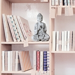 Statuette Bouddha Grise Méditation 2