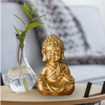 Statuette Baby Bouddha Doré
