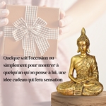 Statue Bouddha Doré Sanci