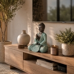 Statue Bodhi Vert SBM5