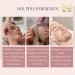 1 Gua Sha en Quartz Rose + Housse