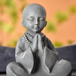 Statuette Bonze Grise