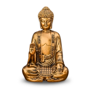 Statue Bodhi Or - H 19cm