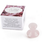 11 Champi Gua Sha en Quartz rose + 1 Offert