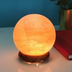 Lampe USB  en Cristal de Sel d'Himalaya Sphère