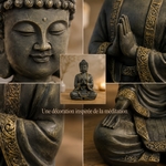 Grande Statue Bouddha Zen - SGRB1