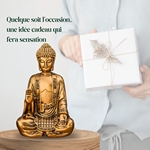 Statue Bodhi Or - H 19cm