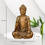 Statue Bodhi Or - H 14cm