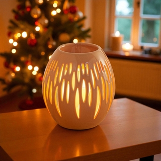 Brûle parfum Série Céramy <br /> Ovali Terra