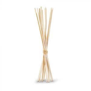 Lot de 10 tiges en rotin