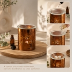 Brûle parfum Série Métally <br /> Arbre Sacré