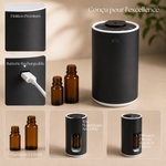 Diffuseur Rechargeable Flacon Direct EFFISENS Noir