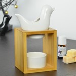 Brûle parfum Série Naturéa - Birdy Blanc - 2NDE CHANCE