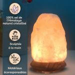 Lampe USB  en Cristal de Sel d'Himalaya Rock
