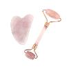 Duo Gua Sha + Rouleau Quartz Rose