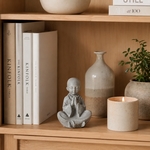 Statuette Bonze Grise