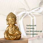 Statuette Baby Bouddha Doré
