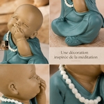 Statue Bonze Silence