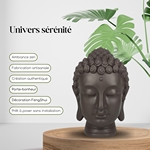 Statue Tête Bouddha 20cm