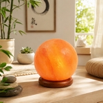 Lampe Moon en Cristal de Sel d'Himalaya 