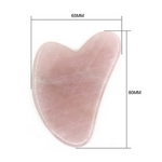 1 Gua Sha en Quartz Rose + Housse