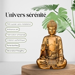 Statue Bodhi Or - H 19cm