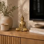 Statue Bouddha Doré Sanci