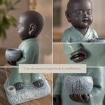 Statue Bouddha Porte-Encens AUMONE