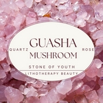 11 Champi Gua Sha en Quartz rose + 1 Offert