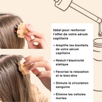 Brosse en fleur 9 points à Cuir Chevelu