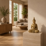Statue Bouddha Doré Sanci