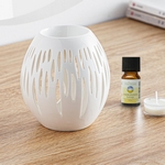 Brûle parfum Série Céramy <br /> Ovali Blanc