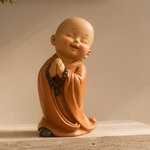 Statue Bébé Bonze avec Chapelet - SM-23Q7