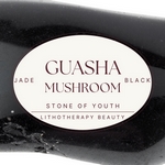 11 Champi GuaSha en Serpentine Noir + 1 Offert