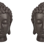 Tête Bouddha 20cm SBM7