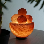 Lampe avec 4 boules de massage en Sel d'Himalaya