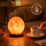 Lampe Moon en Cristal de Sel d'Himalaya 