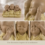 Statue 3 Bonzes Embleme