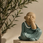 Statue Bonze Silence