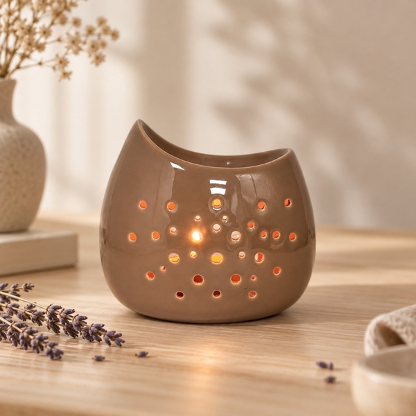 Brûle parfum Orélys Marron